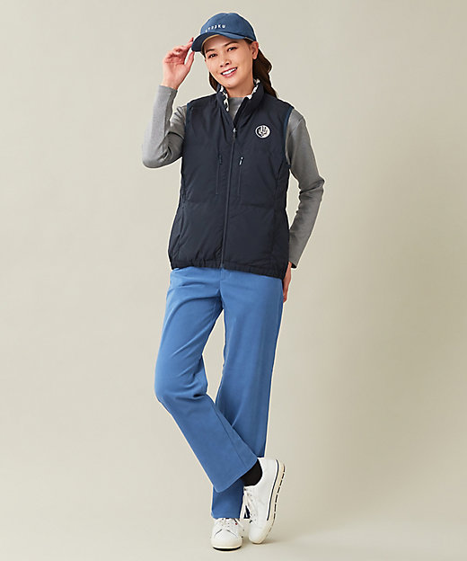 WOMEN】【撥水・ストレッチ】リバーシブル ダウンベスト