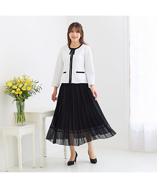 セットアップ対応】プリーツフレアスカート（51041603