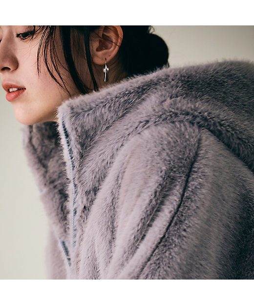 ビッグファージャケット（83106408） | Rose Tiara (Women