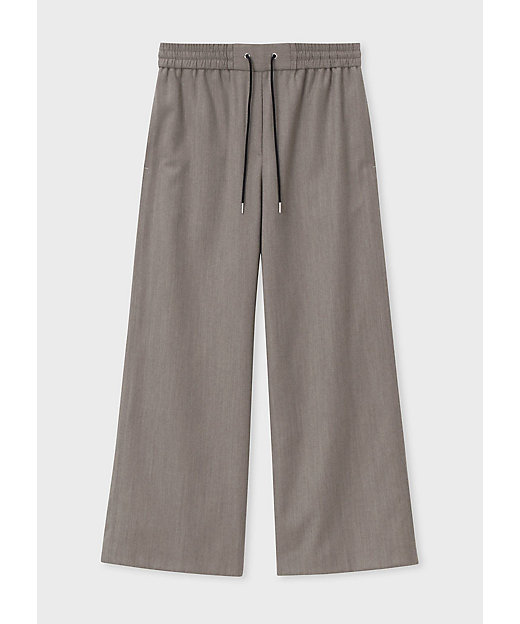 ウィメンズ ウールフランネル ワイドパンツ（255055255T