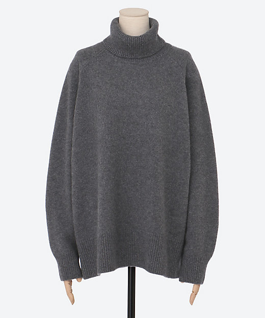 ローゲージカシミアタートルネックニット 4210800343