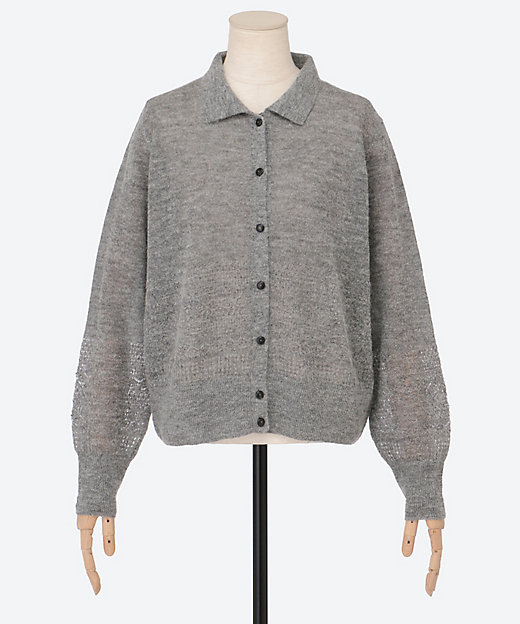 アイレットポイントニットカーディガン 4210800465 | ebure