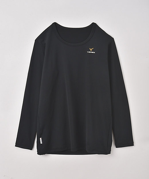 リフレッシュ Tシャツ ロングスリーブ ブラック レディース | VENEX