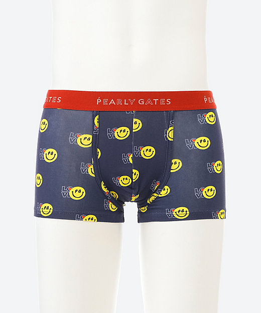 ボクサーパンツ にこちゃん柄 前閉じ PGB745105 | PEARLY