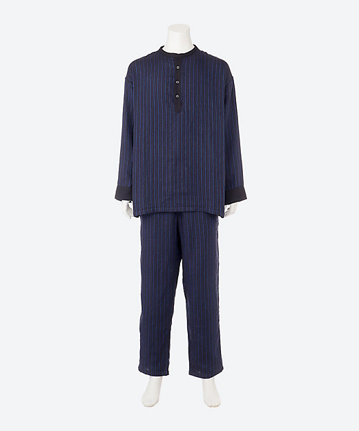 マシュマロガーゼオルタネイトストライプメンズパジャマ | UCHINO