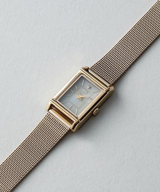 ソーラーウォッチ スクエア メッシュベルト | ete bijoux (Women)/エテ