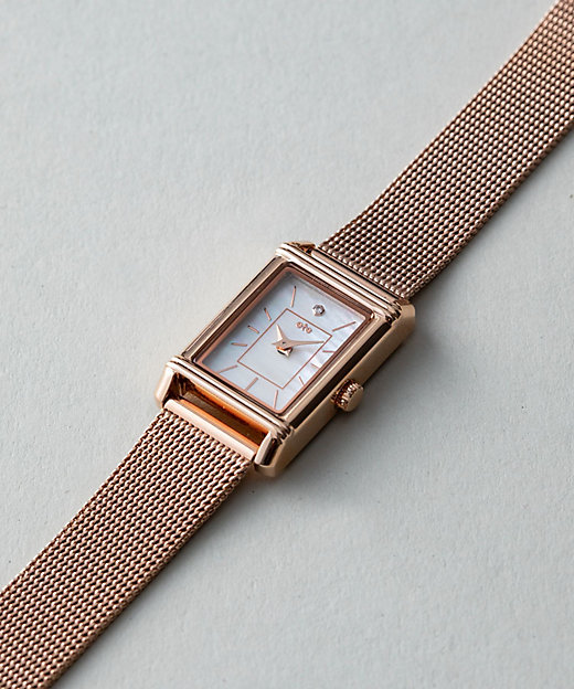 ソーラーウォッチ スクエア メッシュベルト | ete bijoux (Women)/エテ