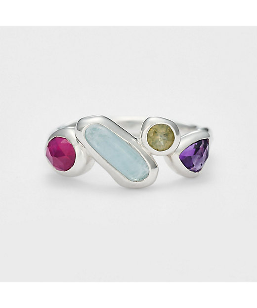 シルバーマルチストーンリング | agete/アガット | 三越伊勢丹