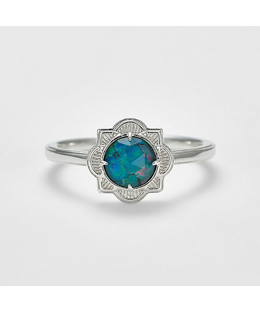 シルバーモザイクオパール／クオーツリング | agete/アガット | 三越