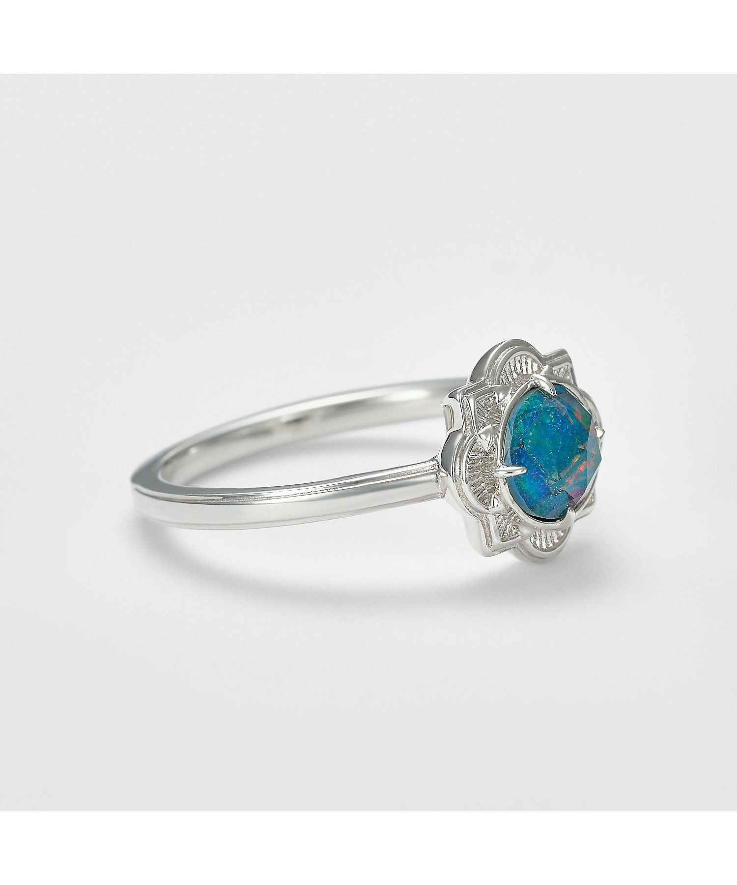 シルバーモザイクオパール／クオーツリング | agete/アガット | 三越