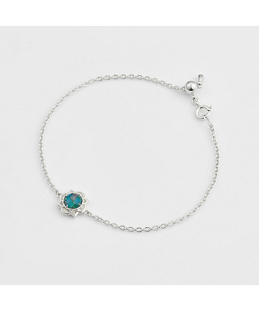 シルバーモザイクオパール／クオーツブレスレット | agete/アガット