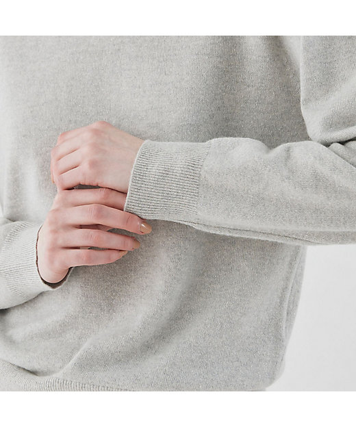 スコットランドカシミヤ クルーネックプルオーバー | GALERIE VIE