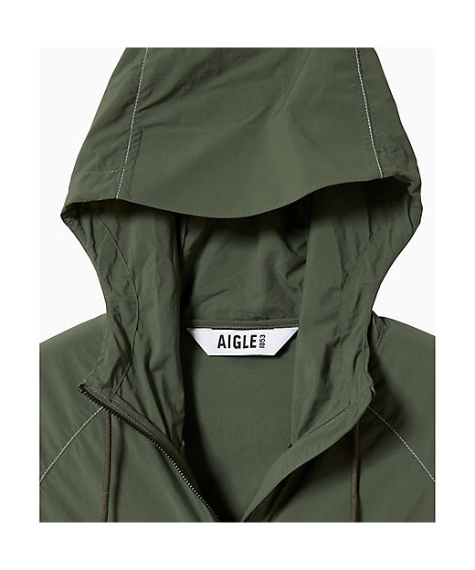 軽量 撥水 UVカット パッカブル ライトウェイトフーデッドナイロン