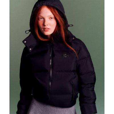 ウィメンズ ボリュームハイネック ナイロンショート ダックダウン