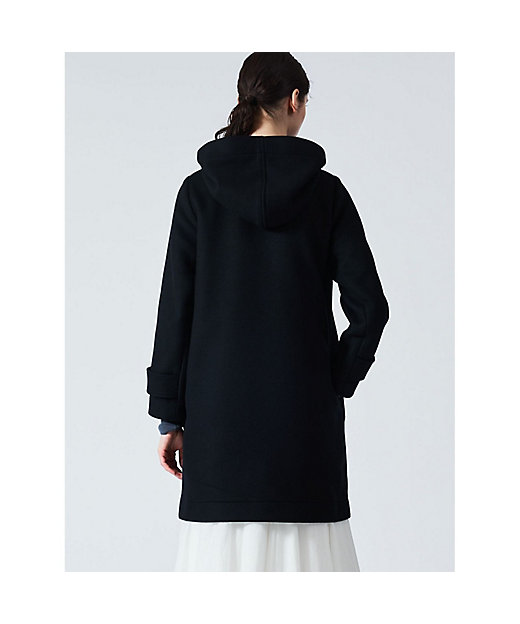 mizuiro ind Aラインフード付きコート | mizuiro ind