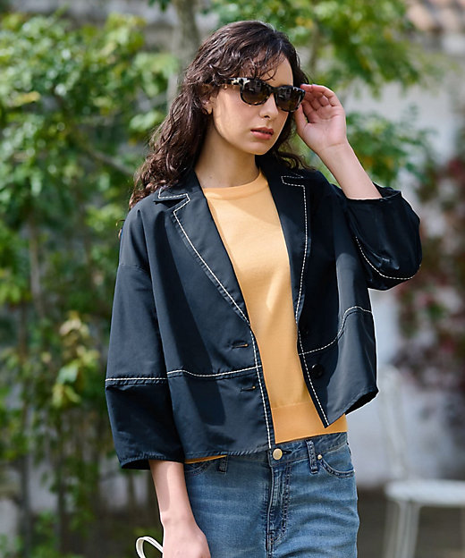 ステッチテーラードジャケット | CARA O CRUZ (Women)/キャラ・オ