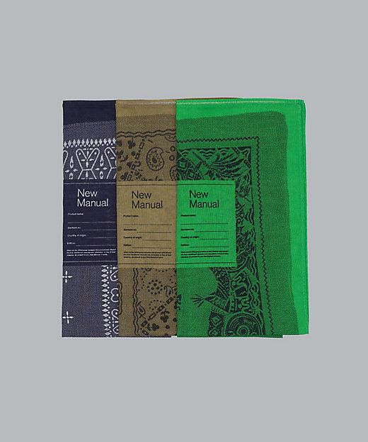 バンダナ ”PACK” 3P BANDANA 2026SSーGD7ーYT