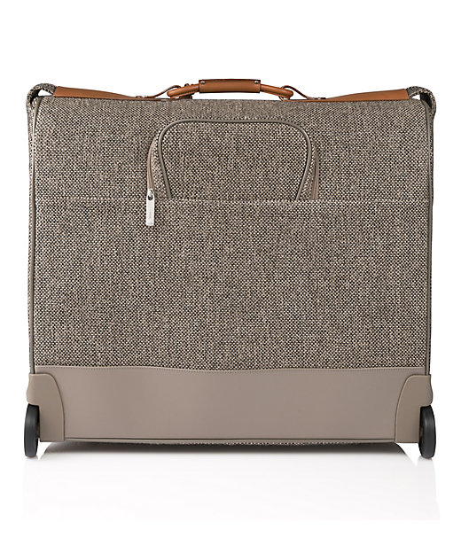 ハートマン 2way ツイード×レザー ガーメントバッグ ブリーフケース