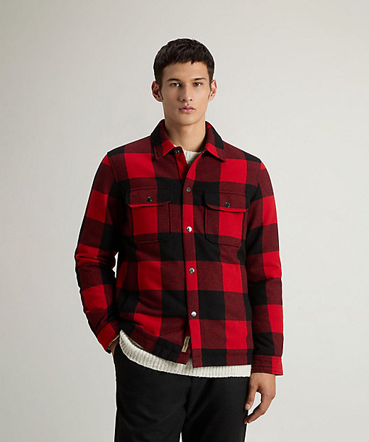 ウールチェック アラスカン シャツジャケット／WOOL CHECK