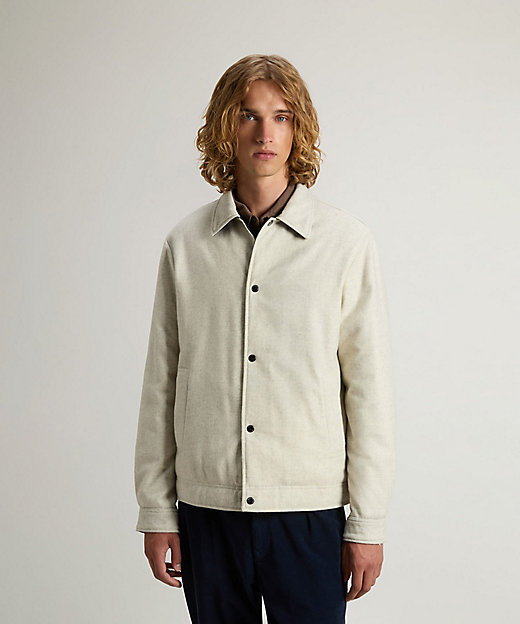 ウール キーティング シャツジャケット／WOOL KEATING