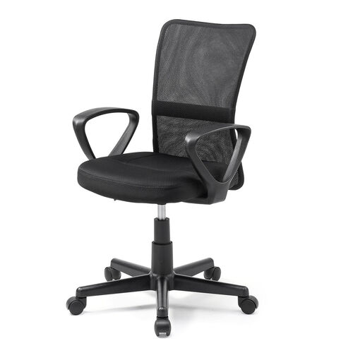 2/27 16時まで特価】極厚クッション オフィスチェア アームレスト付き