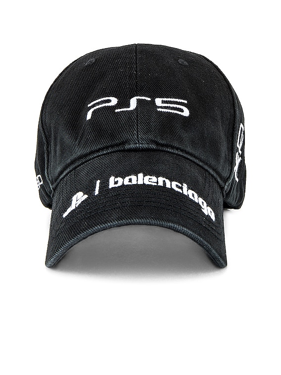 Balenciaga Hat PS5 in Black & White | FWRD