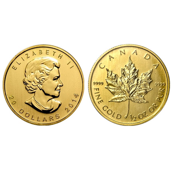 メープルリーフ金貨一覧｜色石BANK