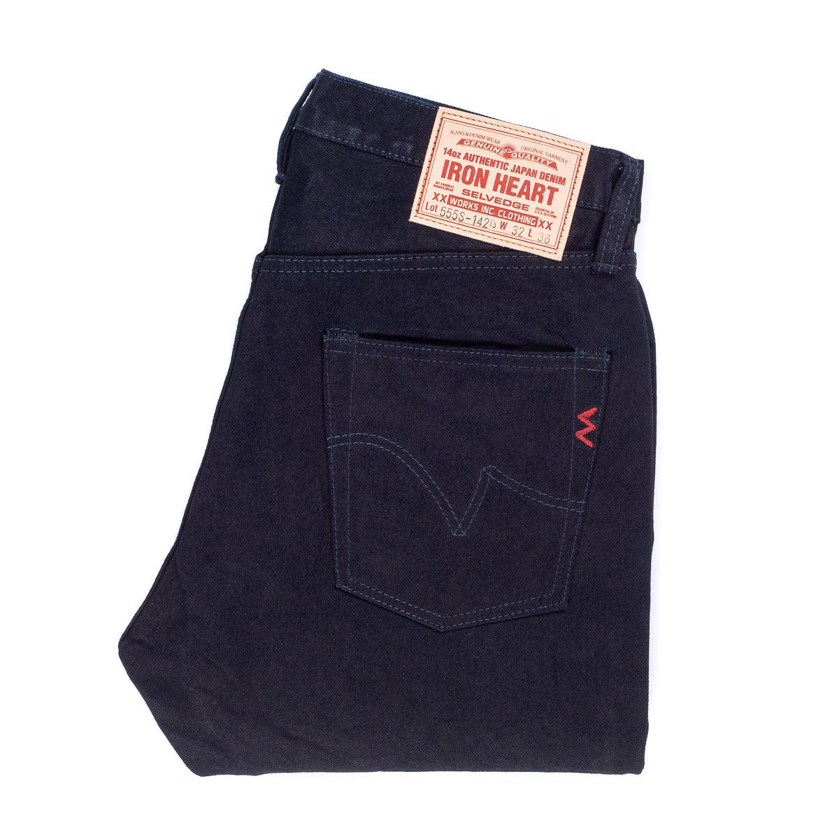 IH-555S-142IB - 14oz Selvedge Denim Super Slim Cut Jeans - Indigo