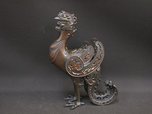 亀文堂 波多野正平 青銅倣古式鳳凰香炉】茶道具・煎茶道具の買取実績