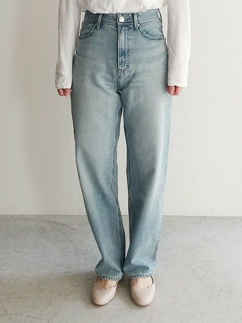 YANUKヤヌーク パンツ LEA ボーイズストレート TVS(BLUE) | ITAL STYLE