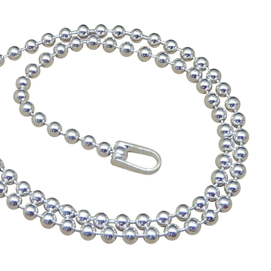 ネックレス メンズ シルバー925 ボールチェーン 70cm 2.5mm シルバー