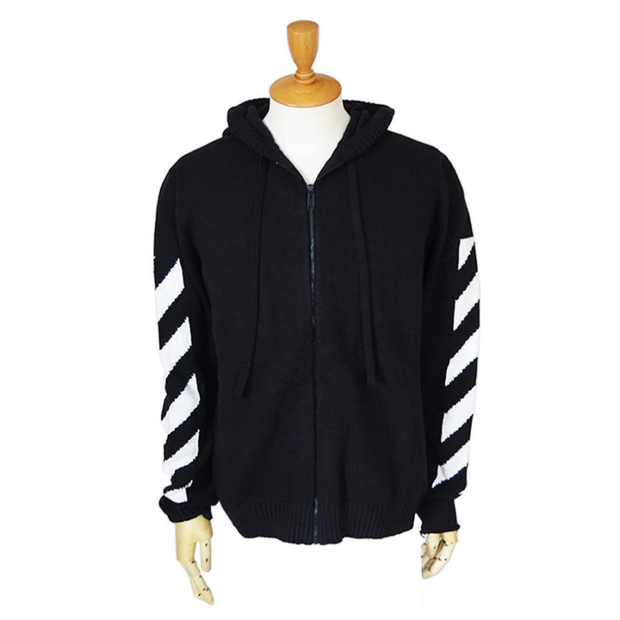 off white（オフホワイト） 並行輸入品 ニットパーカー メンズ