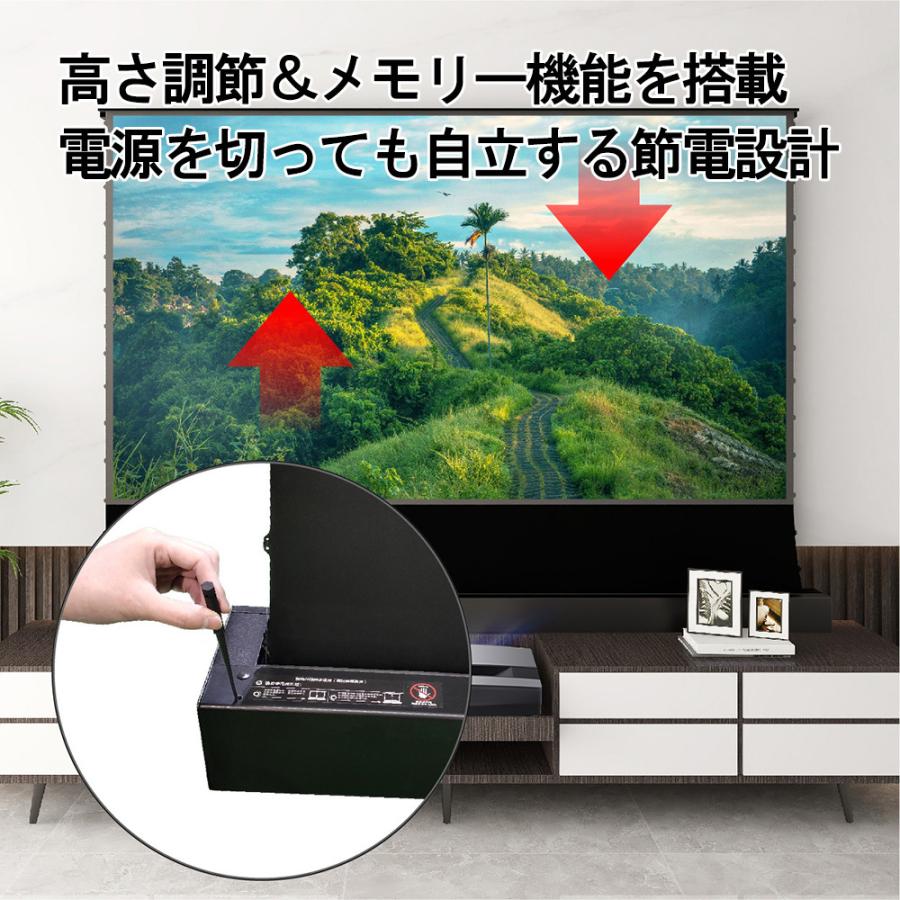 スクリーン VIVIDSTORM 超短焦点／長焦点レーザープロジェクター用電動