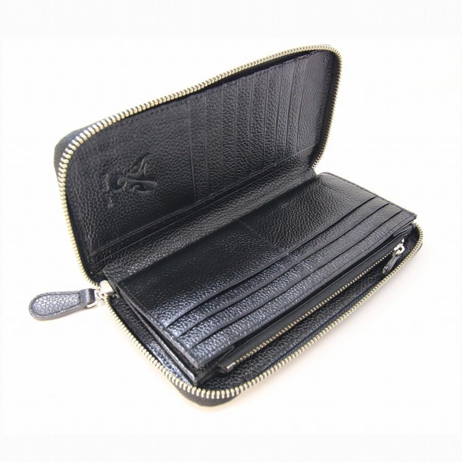 DEEP ZONE 本革 牛革 長財布 革財布 メンズ ロングウォレット レザー