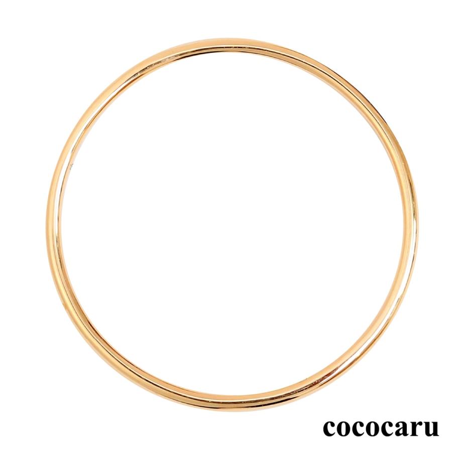 cococaru（ココカル） 地金 リング k10 イエローゴールド 地金リング