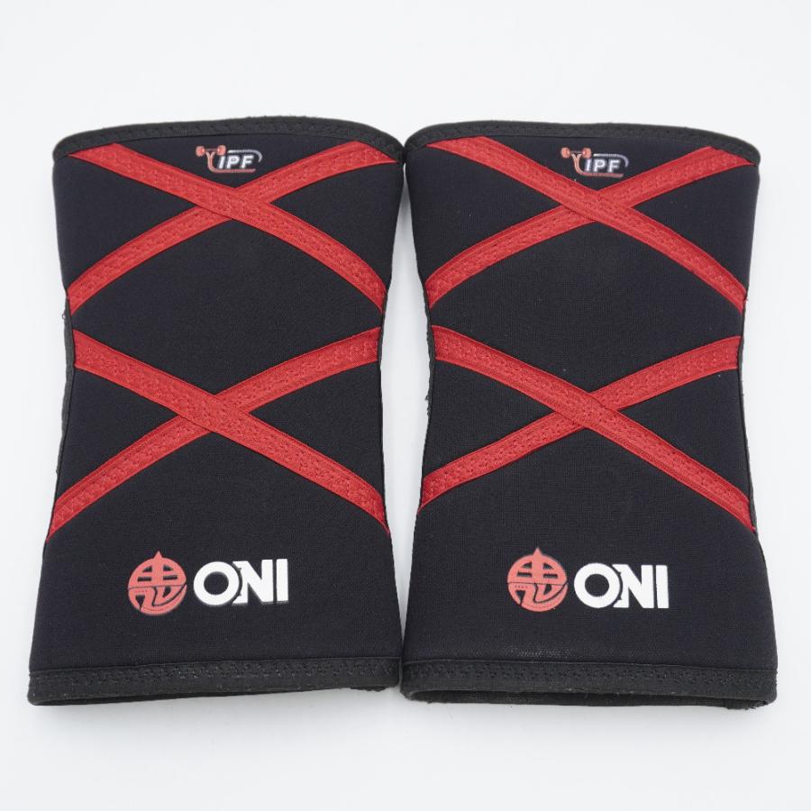 ONI ニースリーブPRO IPF公認 膝サポーター 鬼プロ S級品 Mサイズ ONI