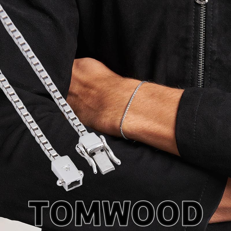 TOM WOOD（トムウッド） ブレスレット Square Bracelet シルバー