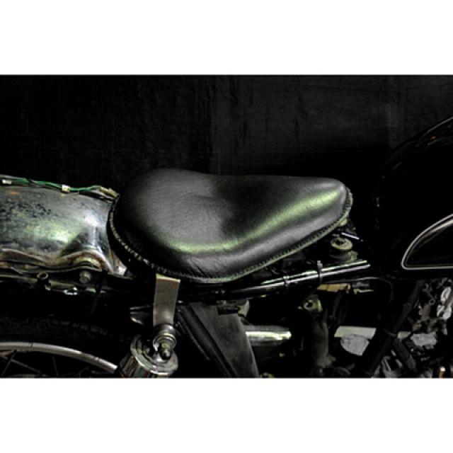 部品屋K&W SR400/500 専用ソロシートKIT リジットタイプ（本革サドル