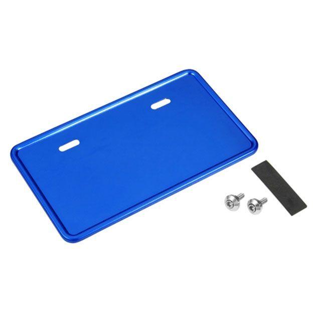 エヌビーエス 汎用 ナンバープレートベース 大 125cc〜 カラー 青 NBS