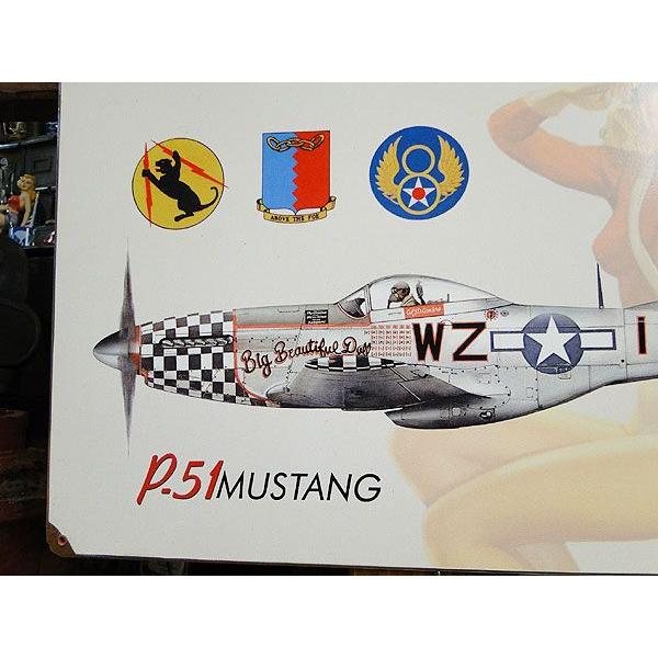 アメリカン レトロ ☆稀少な絶盤品☆ ピンナップガール＆戦闘機 U.S.