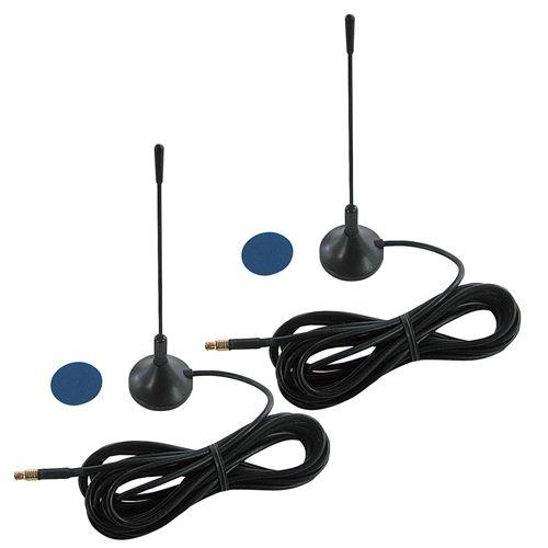 SEIWA（セイワ） ロッドアンテナ 2本セット マグネット装着 ブラック