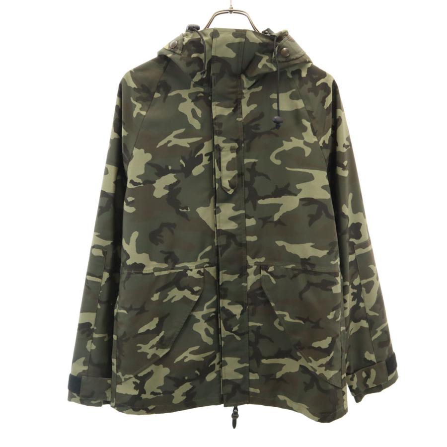 AKM エイケイエム 日本製 迷彩柄 カモフラ マウンテンパーカー L