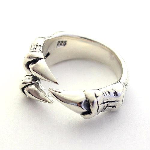 ネイティブアメリカン イーグルクロウ 鷹 爪 シルバー925 リング