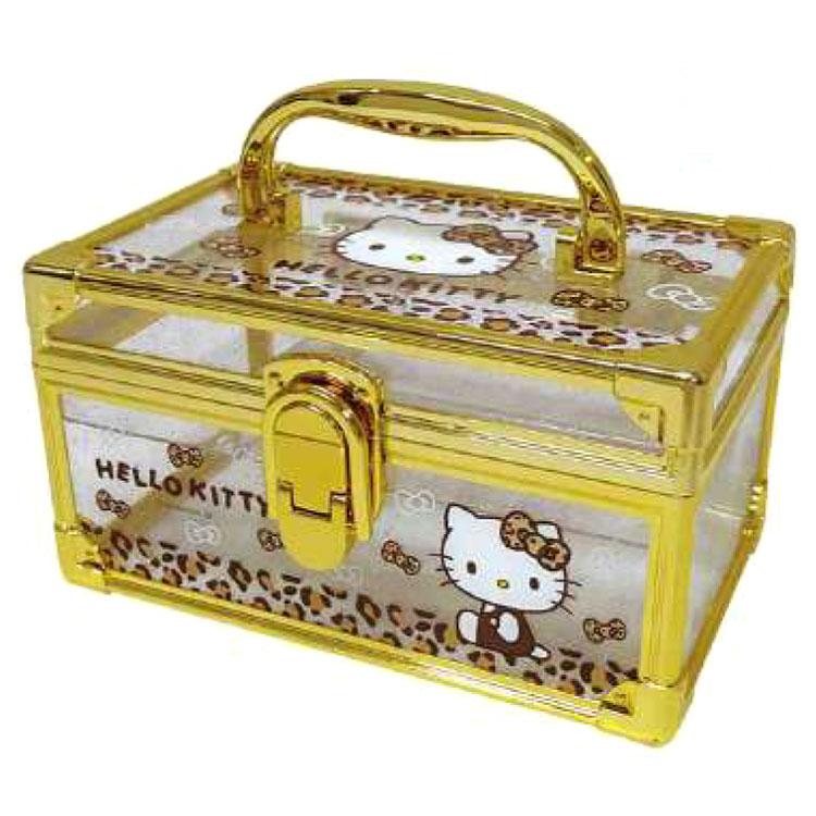 ハローキティ バニティケース ゴールド 605131 SANRIO サンリオ ヒョウ
