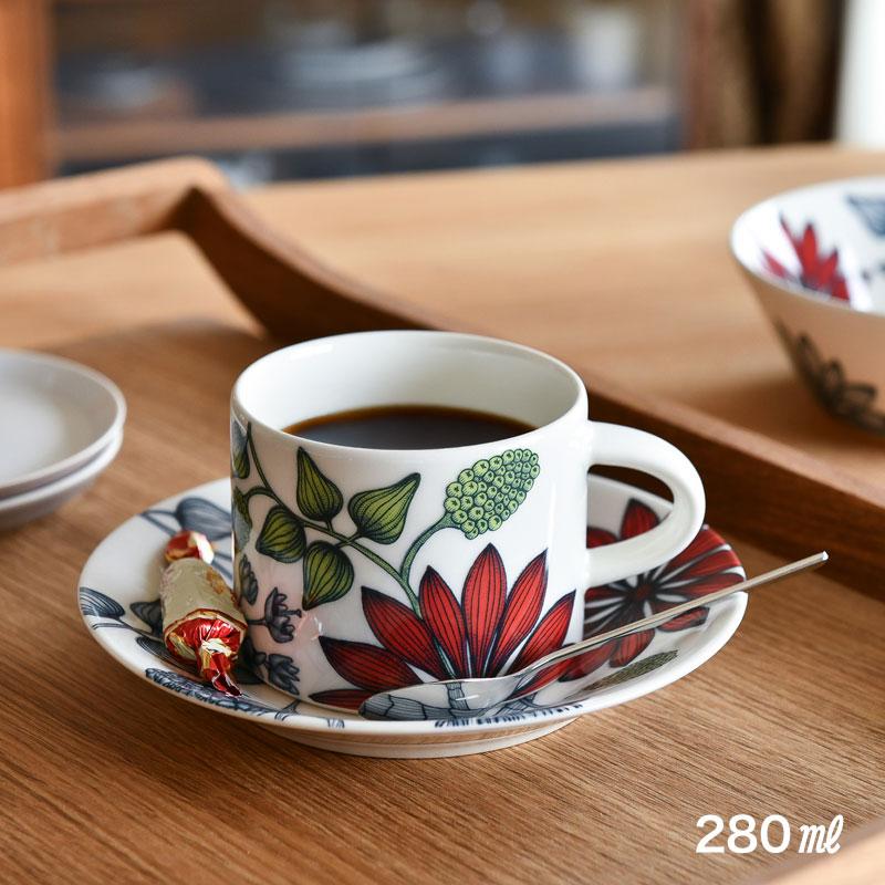 ARABIA（アラビア） カップ＆ソーサー 280ml 1客 コーヒーカップ