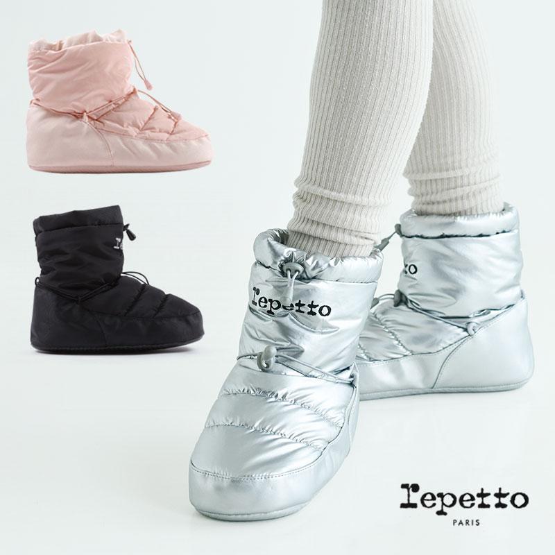 repetto（レペット） バレエ ウォームアップブーツ ピンク ブラック