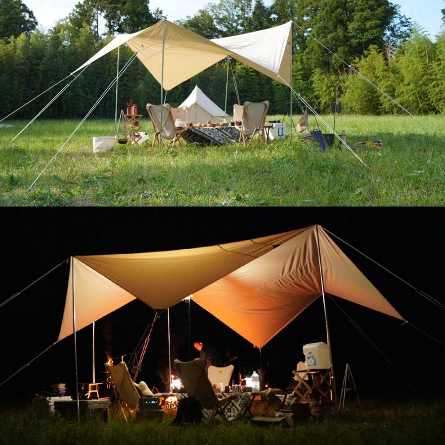 S'more S'more Tarppi square-400 ポリコットンタープ | スモア タープ