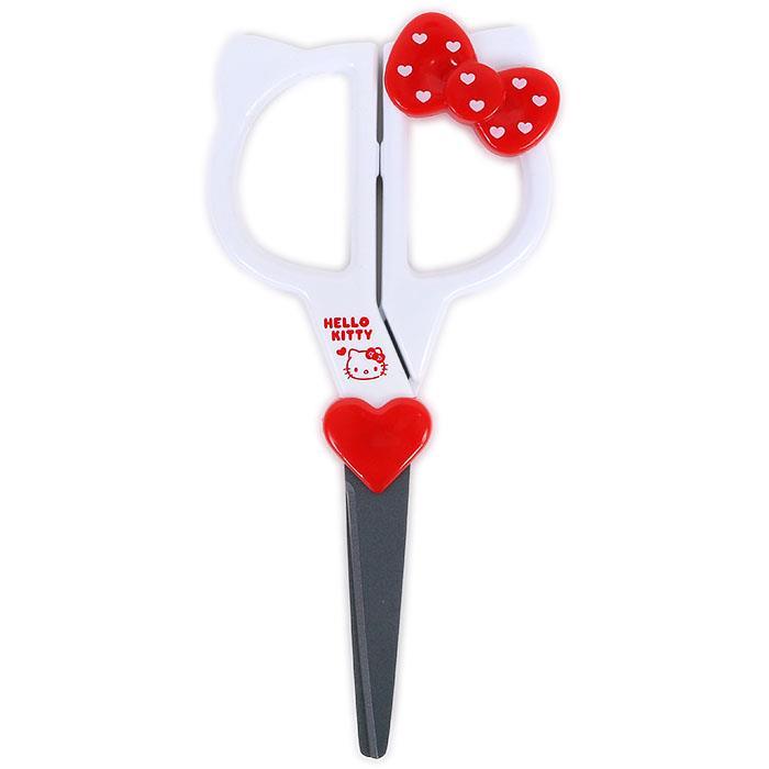 ハローキティ フェイス形ハサミ はさみ フッ素加工 サンリオ sanrio