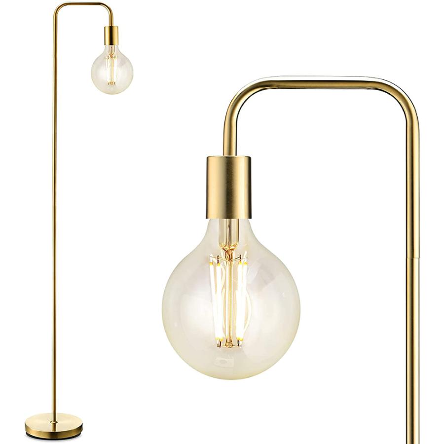 Chende フロアランプ おしゃれ 真鍮 LED スタンドライト 北欧