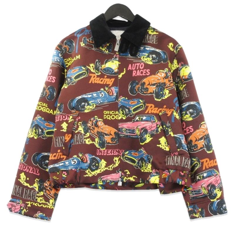 sacai（サカイ） 美品 ボンバージャケット 25-07725 Car Race Tropical